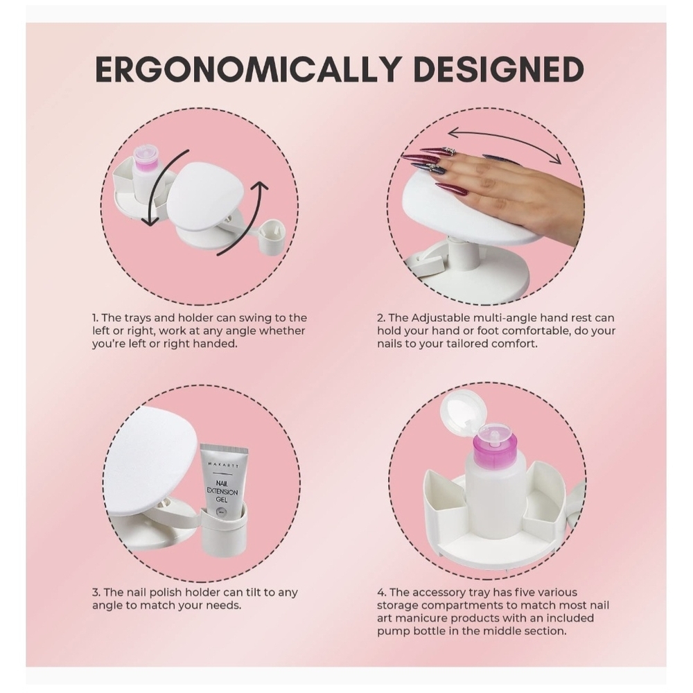NIB Ergonomical Manicure Station - Picture 2 of 4